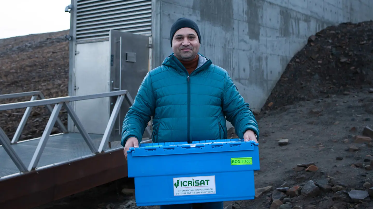 Man holding a box.