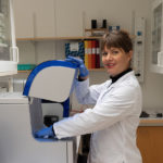 Karolina Aloisi, ansvarig för NordGens molekylärlaboratorium och en av artikelns medförfattare.