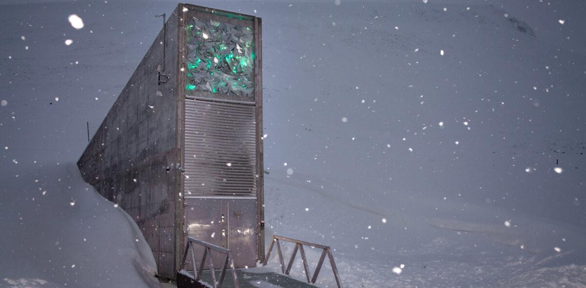Exterior photo of Svalbard Global Seed Vault.